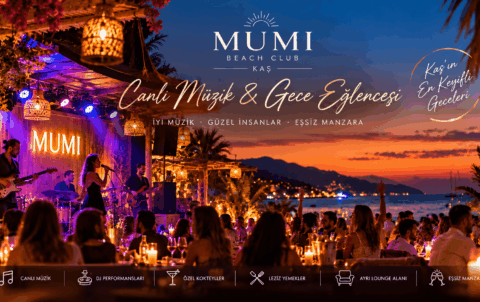 Kaş canlı müzik ve gece eğlencesi arayanlar Mumi'nin güncel programlarını keşfedebilir. Restaurant, Bar ve Lounge tek lokasyonda.