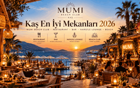 Kaş En İyi Mekanları 2026 Mumi Beach Club Kaş