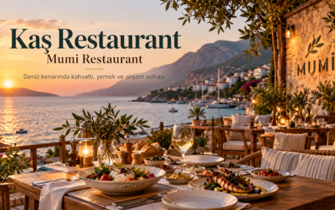 Kaş restaurant arayışınızda Mumi Restaurant; deniz manzarası, kahvaltı, yemek, meyhane ve akşam atmosferini Kaş merkezde bir araya getiriyor.